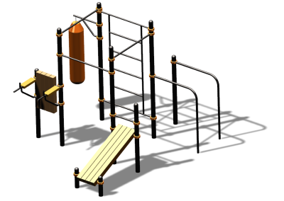 Спортивный комплекс воркаут ВС-93 в Бердянске