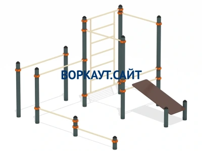 Спортивный комплекс воркаут ВС-43 в Бердянске