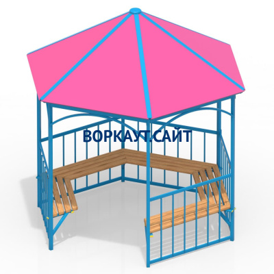 Беседка с лавками МАФ 4120 в Бердянске