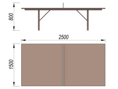 Теннисный стол МАФ 3517 в Бердянске
