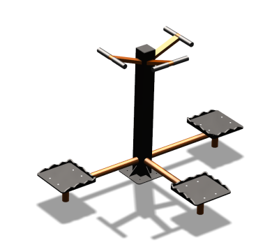 Уличный тренажер "Твистер тройной" УТ337 в Бердянске