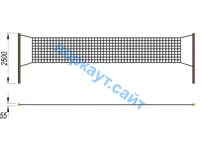 Волейбольные стойки СИО 3515 в Бердянске