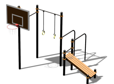 Спортивный комплекс воркаут ВС-143 в Бердянске