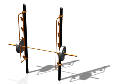Спортивный комплекс воркаут ВС-84 в Бердянске