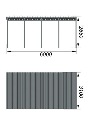 Теневой навес трибун МАФ 4130 в Бердянске