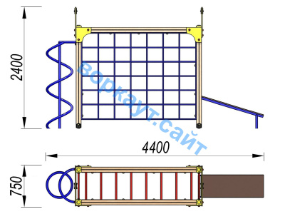 Детский спортивный комплекс Юниор ДСК 3105 в Бердянске