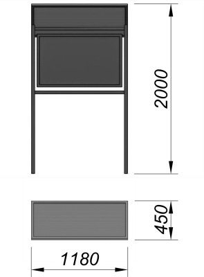 Информационный стенд МАФ 6006 в Бердянске
